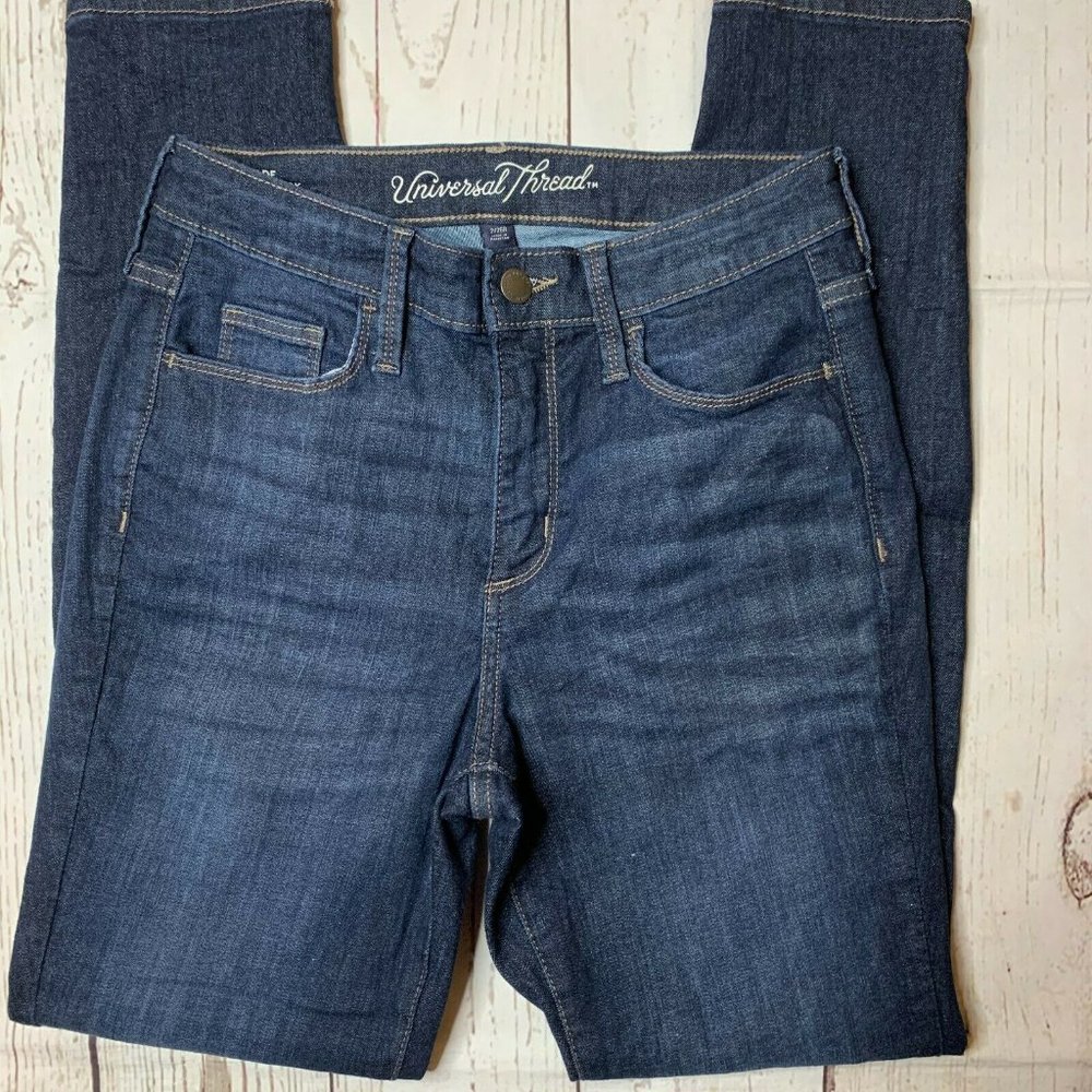 Universal Thread Womens Blue Skinny Jeans Sz 2/26
